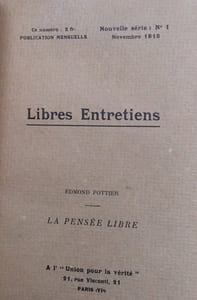 Libres Entretiens - La pensée Libre.