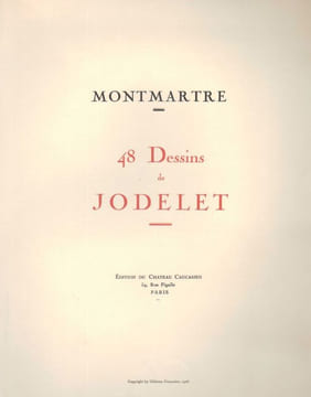Montmartre. . ARTEMOFF (Georges). JODELET (Charles Emmanuel).