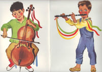 Les enfants musiciens.