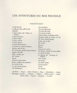 Les Aventures du Roi Pausole.