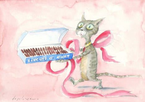 "Entre chien et chat".. DESCLOZEAUX (Jean-Pierre).