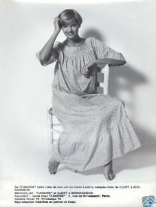Collection de lingerie de nuit 1975-1986.