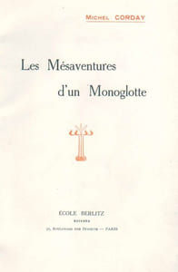 Les mésaventures d'un monoglotte.