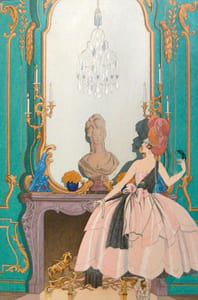 "Mademoiselle Sorel en grand habit".