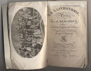 La Gastronomie ou l'homme des champs à table, poème didactique en quatre chants, pour servir de suite à l'homme des champs.  par BERCHOUX (J.).   - Image 1