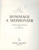 Salvador Dali : Manifeste en Hommage à Meissonier. . 