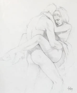 "L'étreinte amoureuse".. ASLAN (Alain GOURDON, dit).