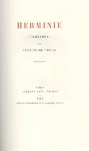 Herminie. L'Amazone.