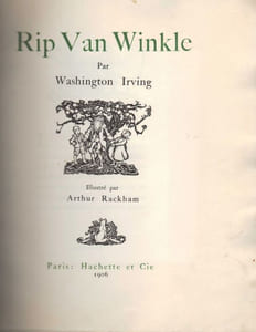 Rip Van Winkle.