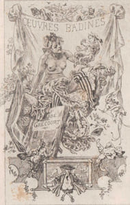 Oeuvres Badines.