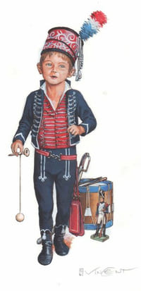 "L'Aiglon à l'âge de 3 ans".