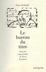 Le bureau du titre.