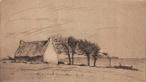 Un coin de Bretagne.. LAMBERT (André).