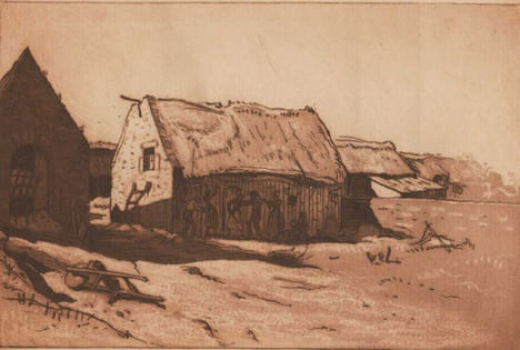 Un coin de Bretagne.. LAMBERT (André).