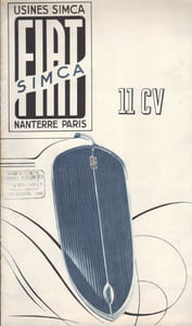 Fiat Simca 11 CV.