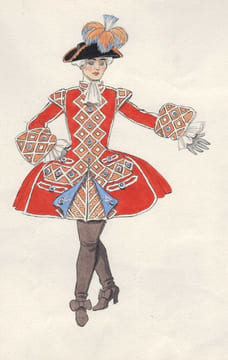 "Le Lieutenant". . BARBIER (George).