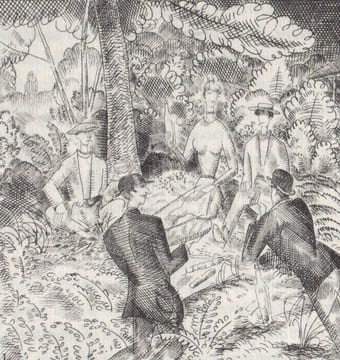 La Saison au bois de Boulogne.. BEAUBOURG (Maurice). LABOUREUR (Jean-Emile).
