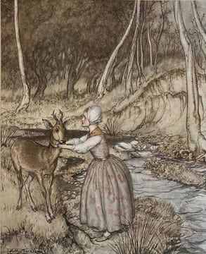 Le Printemps sur la neige et d'autres contes du bon vieux temps.. GUYOT (Charles). RACKHAM (Arthur).