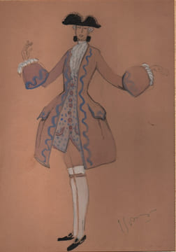 "L'Arlequin".. DOMERGUE (Jean-Gabriel).