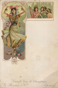 37 Menus vierges sur les thèmes des vins et alcools de 1910 à 1938.  par MENUS.   - Image 1