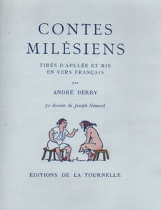 Contes Milésiens. Tirés d'Apulée et mis en vers Français.