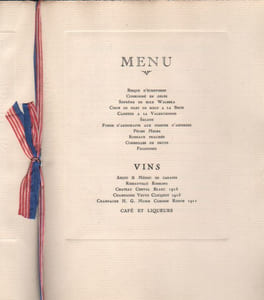 Banquet of visiting American Bankers.