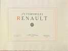 Les Voitures Renault. . AUTOMOBILES-RENAULT. 