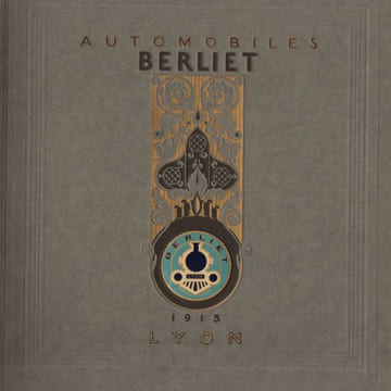 1913, Lyon. Motor cars.. AUTOMOBILES-BERLIET.  LELONG (René).