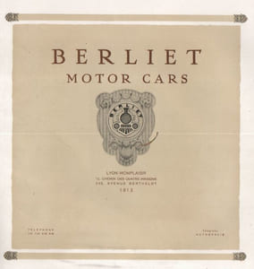 1913, Lyon. Motor cars.