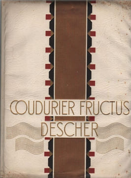 Trentenaire de la Maison: Une fausse histoire de la soie.. COUDURIER FRUCTUS DESCHER. SOIRIES. COCTEAU (Jean). DECARIS (Albert).