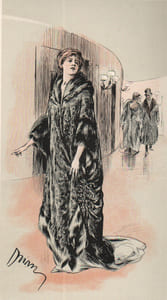 La mode au XVIIIe siècle par Moreau le Jeune et au XXe siècle par Drian.