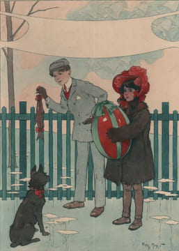 "Joyeuses Pâques".. OLD ENGLAND - MODE. MORIN (Henry).