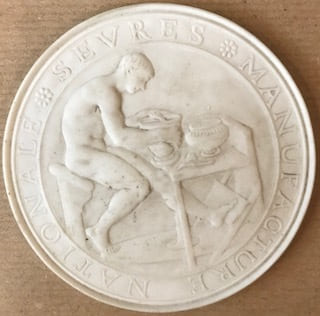 "Manufacture Nationale Sèvres".. MEDAILLE. SEVRES MANUFACTURE NATIONALE. LEVILLAIN (Ferdinand).