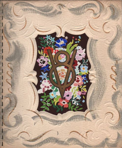 V8. Menu du Dîner du 10 juin 1939. Hôtel Ritz Place Vendôme. Paris.