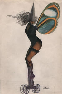 "Un papillon sur un char".