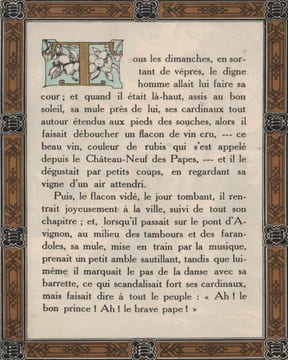La mule du Pape.. DAUDET (Alphonse),  GUILLONNET (O.D.V.). 