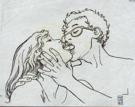 "A Pleine bouche".. KAMA-SOUTRA. MANARA (Milo).