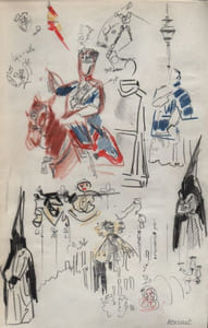 "Féria et Semaine Sainte en Espagne, Londres et Le Mans... vues par Albert Brenet".