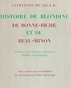 Histoire de Blondine, de Bonne-Biche et de Beau-Minon.