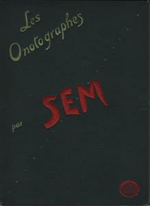 Les Onotographes par SEM.