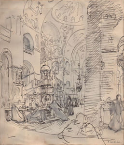 "Venise, Intérieur de Saint-Marc".