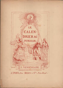 Le Calendrier Républicain. 4 saisons.