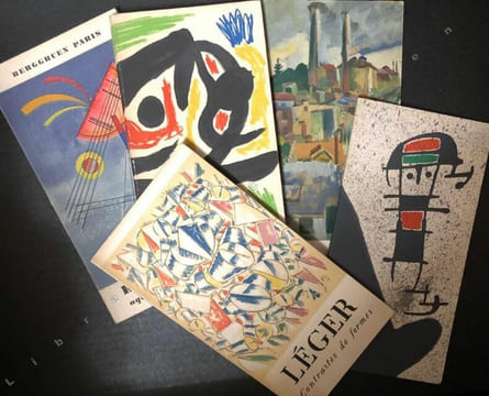 37 Catalogues de dessins et gravures.. BERGGRUEN - ARP, IONESCO, CLAIR, QUENEAU, MANDIARGUES, ... PICASSO, BRAQUE, BAJ, KANDINSKY, ARROYO, COURTIN, ...