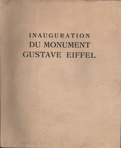 Inauguration du Monument Gustave Eiffel.