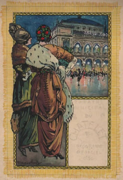 "Théâtre Municipal du Châtelet".. THEATRE DU CHATELET. BERTY (Maurice, Jean Marie Pierre Henri de Lambertie, dit).