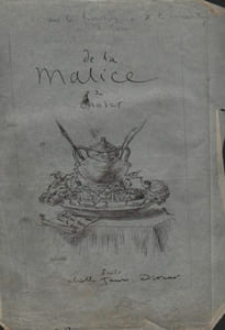 "Réunion de croquis et études".