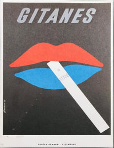 Hommage à Max Ponty. La Gitane inspire 45 affichistes.