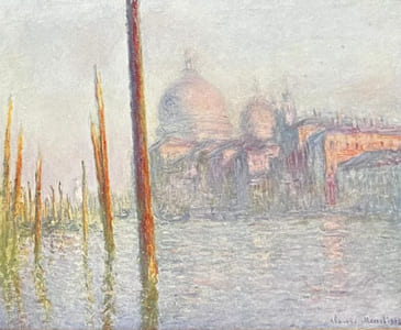 Les "Venise" de Claude Monet. Neuf reproductions de tableaux (un fac-similé et huit phototypies).