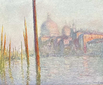 Les "Venise" de Claude Monet. Neuf reproductions de tableaux (un fac-similé et huit phototypies). . MIRBEAU (Octave). MONET (Claude).