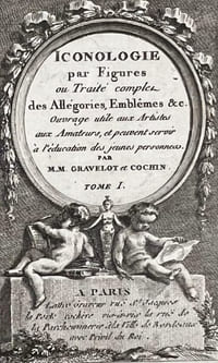 Iconologie par Figures ou Traité complet des allégories, Emblèmes, etc... Ouvrage utile aux Artistes, aux Amateurs, et peuvent servir à l'éducation des jeunes personnes.